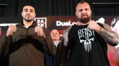 Tommy Fury against strongman Hall is boxing’s latest surreal bout