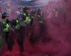 Two men jailed for violence at protest over police treatment of Henry Nowak
