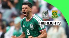 Three red cards shown as Mexico beat South Africa in World Cup opener