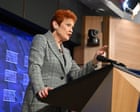 Pauline Hanson makes clear what a One Nation government would be like – it’s an ugly picture