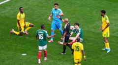 Three red cards – are referees getting tough at this World Cup?