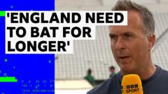 England’s lack of overs when batting is ‘not good enough’ – Vaughan