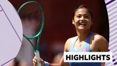 Raducanu blitzes Blinkova in Queen’s opening match