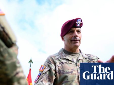 Top army general who was last US soldier to leave Afghanistan abruptly steps down