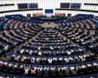 Anger at ‘send them back’ chants by rightwing MEPs after EU migration law vote
