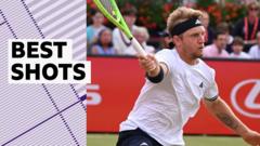 Best shots as GB’s Norrie beaten by Davidovich Fokina