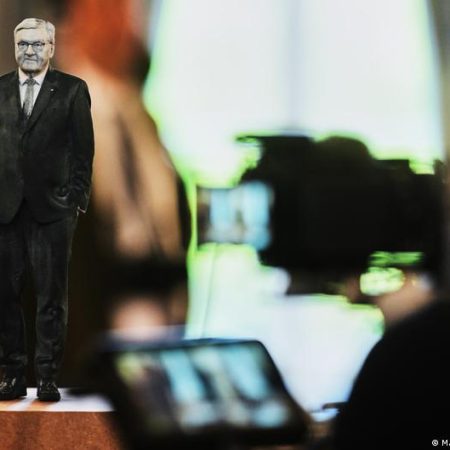 A sex doll? Art questions power at German president’s residence