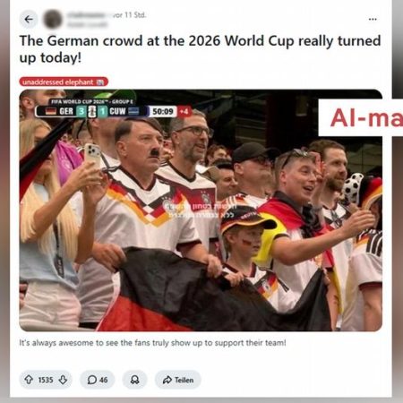 Fact check: A Hitler lookalike at Germany’s World Cup match?