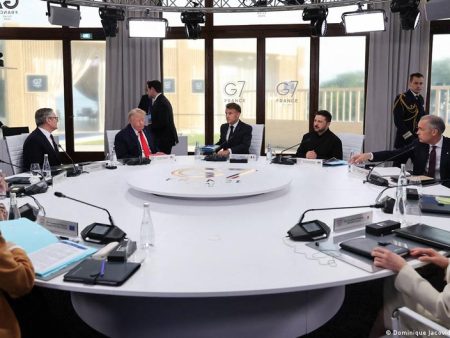 G7: Leaders discuss economy, AI security risks