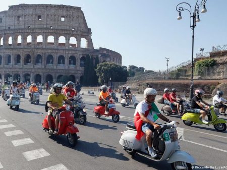 Rome celebrates 80 years of Italy’s iconic Vespa scooter