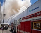 Los Angeles declares state of emergency as firefighters battle warehouse blaze