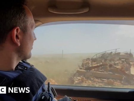 BBC sees destroyed villages in Israeli-occupied southern Lebanon