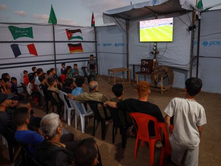 Football offers escape for Gaza, but World Cup spirit dimmed