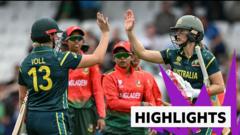 Australia beat Bangladesh by nine wickets in T20 World Cup