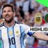Highlights: Messi equals Klose scoring record with hat-trick against Algeria
