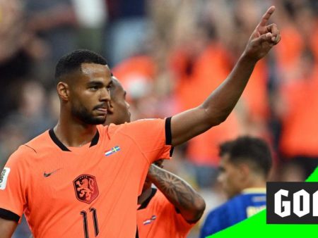 Gakpo fires home the 100th goal of this World Cup