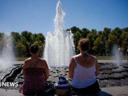 Europe’s deadly heatwave breaks German record and halts public events