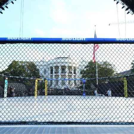Just 16 percent approve of Trump UFC event at White House: Survey