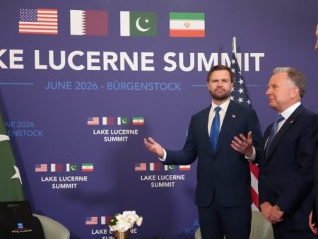 Vance arrives in Switzerland as US-Iran nuclear talks get underway