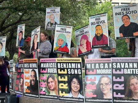 Protesters sentenced to decades in US prison over alleged antifa ties