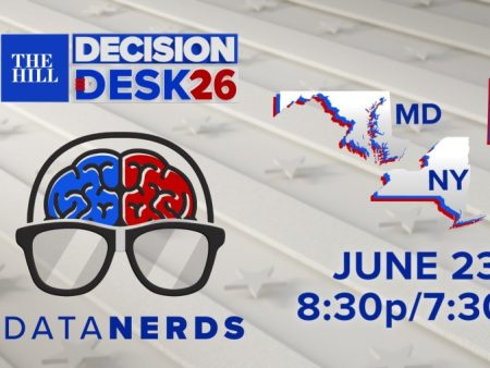 Watch live: Data Nerds track and analyze primary elections in Maryland, New York and Utah