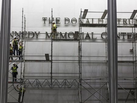 As Deadline Passes, Kennedy Center Asks For More Time To Remove Trump’s Name From Facade