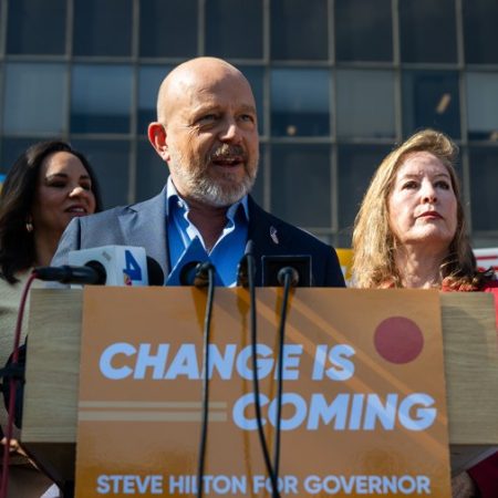 Trump creates tricky terrain for Hilton in California governor’s race
