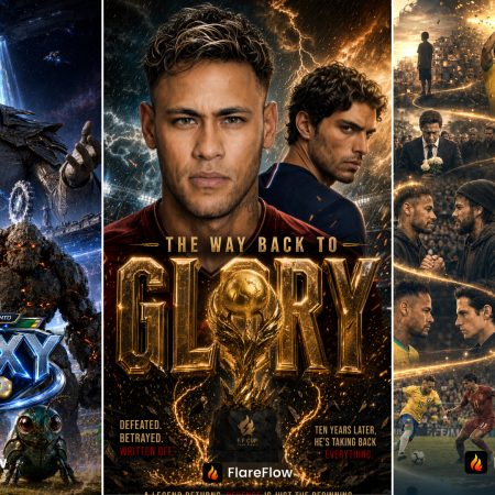 Brazilian Football Icon Neymar Jr. Launching AI-Powered, 16-Title Microdrama Slate On FlareFlow