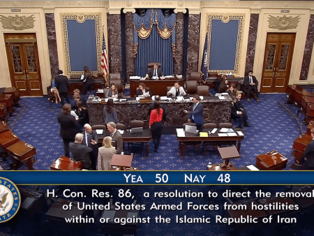 US Senate votes to pause Iran war in rare rebuke to Trump