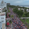 Kilts and bagpipes flood Miami streets as Scotland prepare to face Brazil