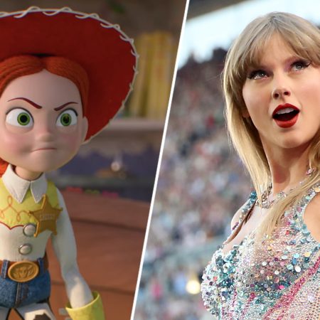 Taylor Swift Makes Surprise Appearance At ‘Toy Story 5’ Premiere in Los Angeles