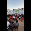 Football fans in Gaza gather to watch Spain-Saudi Arabia match
