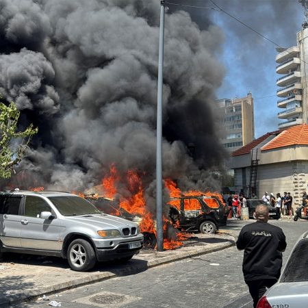 Israeli strike on a car kills two in Sidon, Lebanon