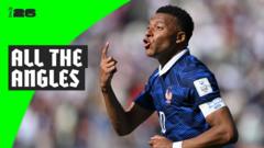 ‘Magnifique!’ All the angles of Mbappe’s long-range strike
