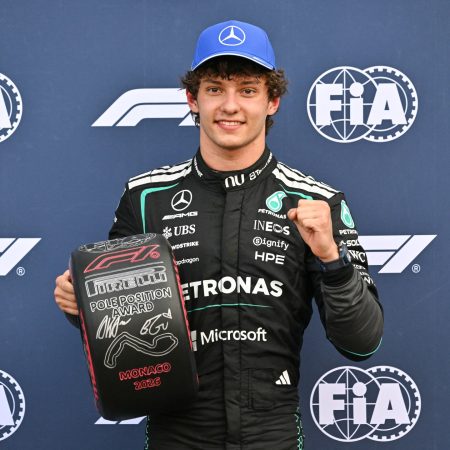 Teenager Antonelli snatches Monaco pole with ‘magic lap’ for Mercedes