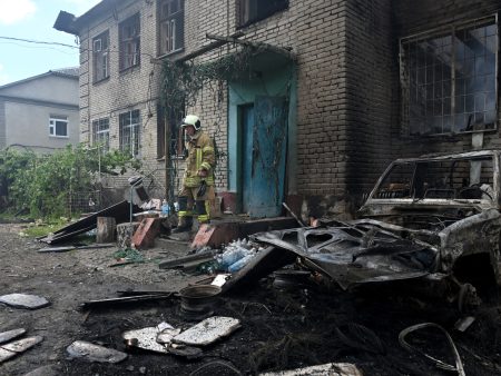 Three killed as Ukraine and Russia exchange cross-border attacks