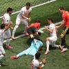 Belgium see red in goalless World Cup draw with Iran in Los Angeles