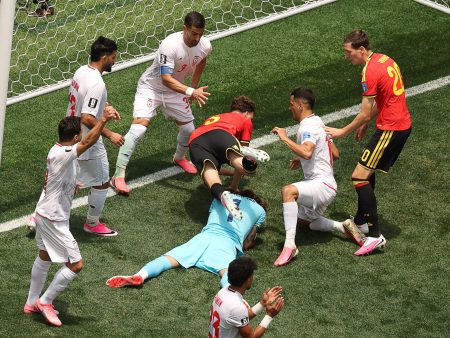 Belgium see red in goalless World Cup draw with Iran in Los Angeles