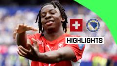 Manzambi double propels Switzerland to win against Bosnia
