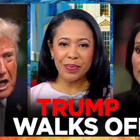 Trump storms out of interview after getting pressed on his baseless claims 
