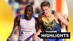 ‘So close on the line!’ – Teenager Lutkenhaus stuns Olympic champion in 800m