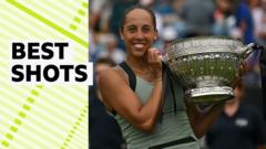 The best shots from Keys and Maria’s Eastbourne final