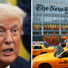 Trump renews threat to New York Times over Iran coverage