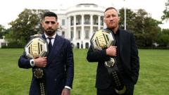 White House prepares for UFC Freedom 250 – in pictures