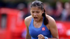 Raducanu joins Boulter in Queen’s quarter-finals