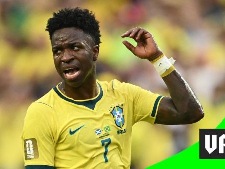 Second Brazil goal ruled out for Vinicius Jr foul