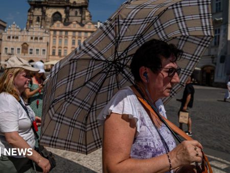 Heatwave breaks more records in northern and central Europe