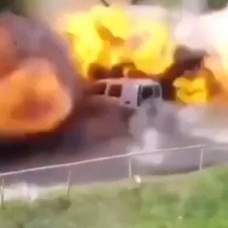Video captures Russian attack in Ukraine’s Zaporizhzhia