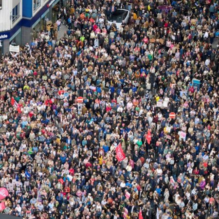 Thousands attend anti-racism rally in Belfast
