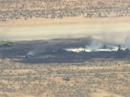US Air Force B-52 crashes in California